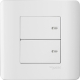 Schneider Electric 施耐德電氣 E8432/2 WE ZENcelo 16AX 兩位雙控平觸開關掣 